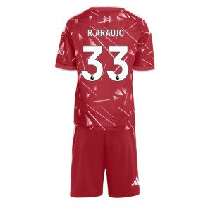 Liverpool Ronald Araujo #33 Hemmaställ Barn 2026-27 Kortärmad (+ Korta byxor)
